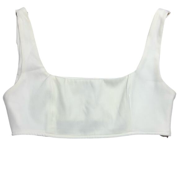 Princess Polly Cream Tank Top - Picture 1 of 4